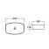 Comforty 78329 sink, invoice, white color