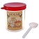 Capacity for bulk products, “Assorted. Sugar ", 700 ml, with a spoon and lid, color mix