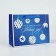 Package Gift New Year Laminated "Happiness", New Year's balls, MS 18 x 23 x 10 cm, New Year