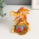 Souvenir Polystone "Golden Dragonich Musician" MIX 8.5x6.3x8 cm