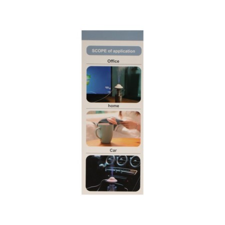 UFO air humidifier HM-21, ultrasonic, submersible, with backlight, USB, pink-9