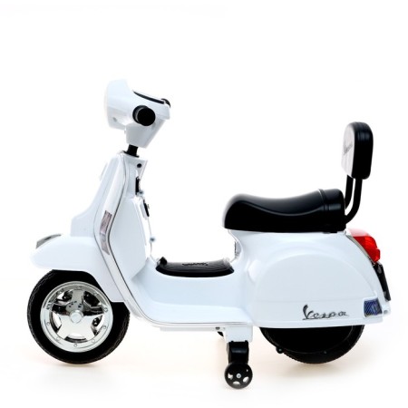 Vespa PX electric motorcycle, white color-1