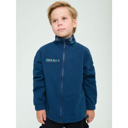Pelican sweatshirt for a boy, height 98 cm, dark blue color