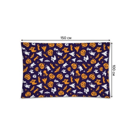 Decorative panel with photo printing "Halloween's emergency rooms", horizontal, size 100x150 cm-1