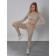 Sports suit female, size 42, beige color
