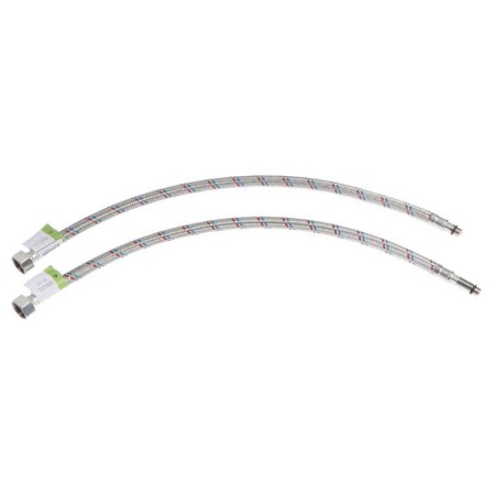 Flexible eyeliner for the Lytcho Eco mixer, in steel braid, 50 cm, set 2 pcs.