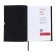 Dated diary 2025, A5, 176 sheets of Escalada, soft cover cover, pancake embossing, liesse, block 70 g/m2, black
