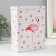 Rectangular metal box "Flamingo and golden peas" nr 2 pcs 7x11x18.5 8.5x14x20 cm