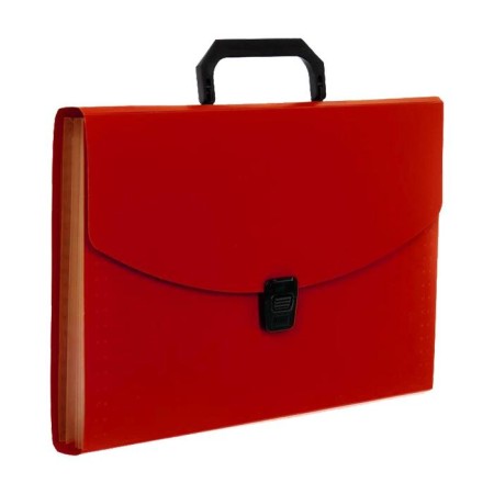 A4 Calligrata Portfli folder, 6 departments, 700 μm, up to 300 sheets, red-1