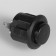 Button switch without backlight, without fixation, black