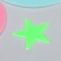 Sticker phosphorus plastic "Stars and months-Smails" set of 12 pcs 17x12 cm