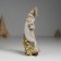 Suvenir Polystone "Santa Claus with a heart on a hat with gifts/Christmas tree" 5.5x4.5x15.5 cm
