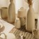 Set for spices ceramic SL Home "Vento", 2 items: Solonka 80 ml, list of 80 ml, beige color