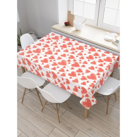 Tables on the table "Shar from the heart", rectangular, oxford, size 120x145 cm
