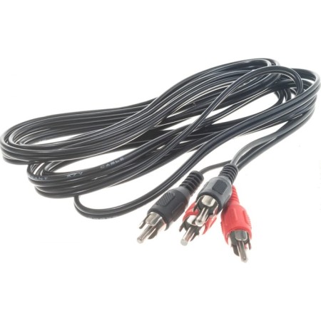 Audio/video cable Rexant, 2xrca (M) -2xrca (M), 3 m, black-2