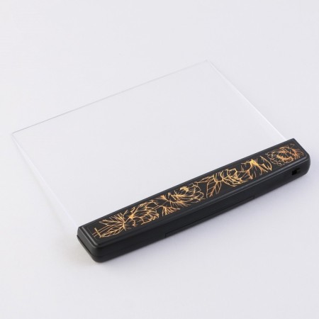 Burning backlighting for reading books "Flowers", 14.5 x 17.5 cm-3