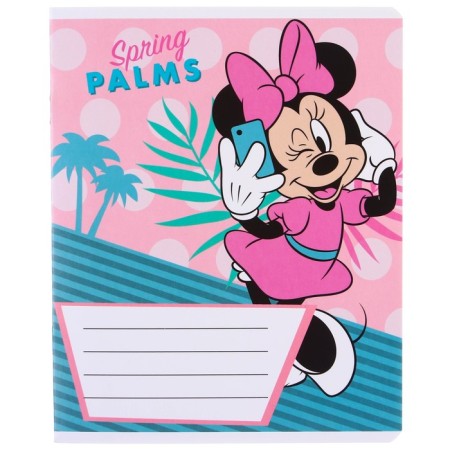 A set of notebooks 10 pieces, 12 sheets, in a cage, cover coated cardboard, Minnie Mouse-11