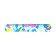 Set of geometric plastic (ruler 20cm+2 squares+transporter) pixels