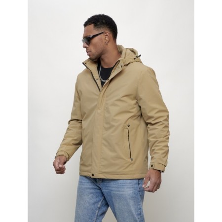 Male spring jacket, size 50, beige color-7