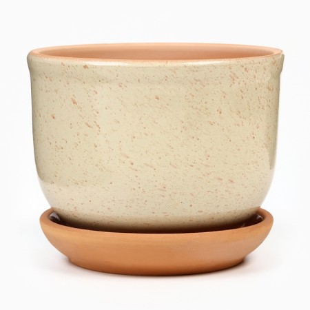 Flower pot "Lomonosovsky" yellow 0.7 l-3