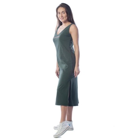 Women's dress, size 50, khaki color-2