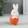Souvenir "Bunny in the shell" 5.2x5.2x12.2 cm