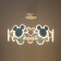 Mickey chandelier LED 36W 4000K blue 58x58x60cm