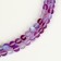 Busins ​​made of natural stone "Cat Eye", set 46 pcs., Size 1 pc. - 8 mm, purple