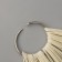 Palette for varnishes on a ring, 50 nails, style shape, ivory color
