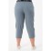 Female trousers, size 54, gray-green color