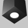 Technical C017CL-01B, 1xGU10, 50W, 9x9x1.5 cm lamp, black color, black color