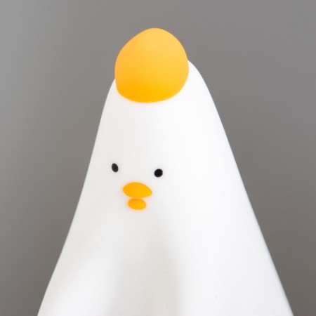 Antistress nightlight "Kurochka" LED USB AKB White 9x14.3x17 cm Risalux-12