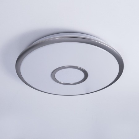 Lamp Citilux "Starlight" CL703A41G, 46.5x46.5x7.5 cm, 1x45W, LED, Gray color.-22