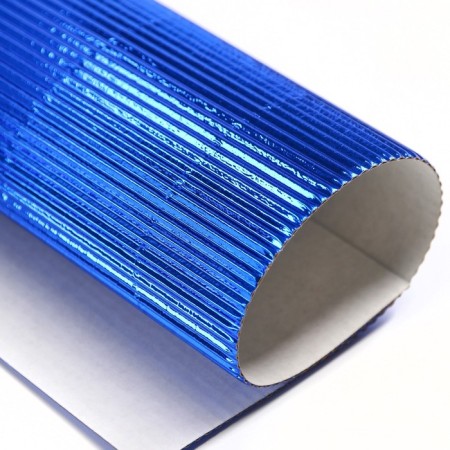 Catcurboard corrugated, A4, 10 sheets, 10 colors, non -moped, bilateral, in the folder, 230 g/m², cold heart-3