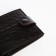 Men's purse on a button, for bills, for cards, for coins, brown color