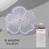 Knitted elements "Flowers", 4.2 × 4 cm, 10 pcs, white/chameleon color