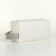 Cosmetic bag with lightning, white color