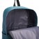 Young backpack from textiles on a zipper, waterproof, 4 pockets, green color