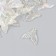Decor for creativity plastic "tail" pearl, transparent set 30 pcs 2x2 cm