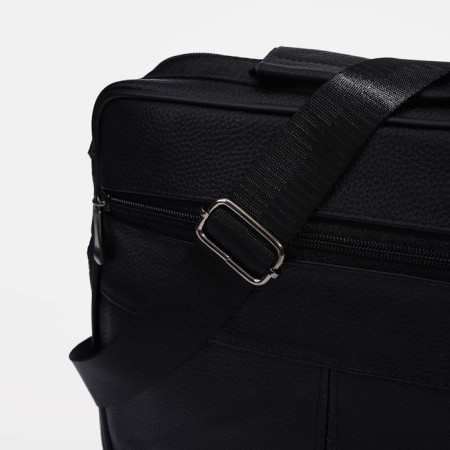 Male bag, black color-5