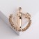 Femis Brooch Goddess of Justice, 4.5 cm, color gold