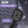 Shower watering can Zein Z3534, D = 115 mm, black