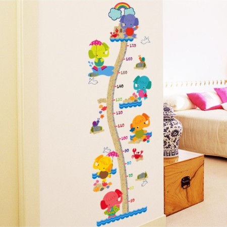 Sticker plastic interior color rosteomer "elephants" 60x90
