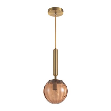 Bayerlux lamp "Javier" E14 40W gold-amber 15x15x35-185 cm