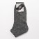 Woolen socks shortened, color dark gray pattern, size 25