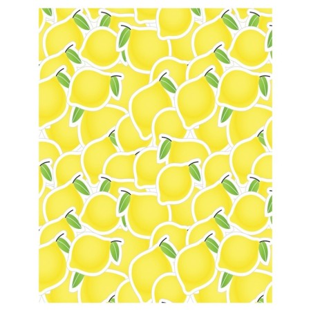 Pillow Roller "Lemon canvas, decorative, size 16x45 cm-1