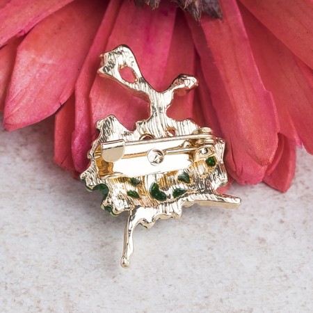 Brooch "Ballerina" Mini, Femininity, Color Mix (indivisible packing 12 pcs., Price per pcs.)-5