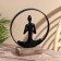 Souvenir "Yoga" Polim. Smol, mankid tree 23x10.5x27 cm