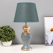 Lamina table lamp E14 40W green-gold 22x22x40 cm