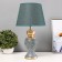 Lamina table lamp E14 40W green-gold 22x22x40 cm